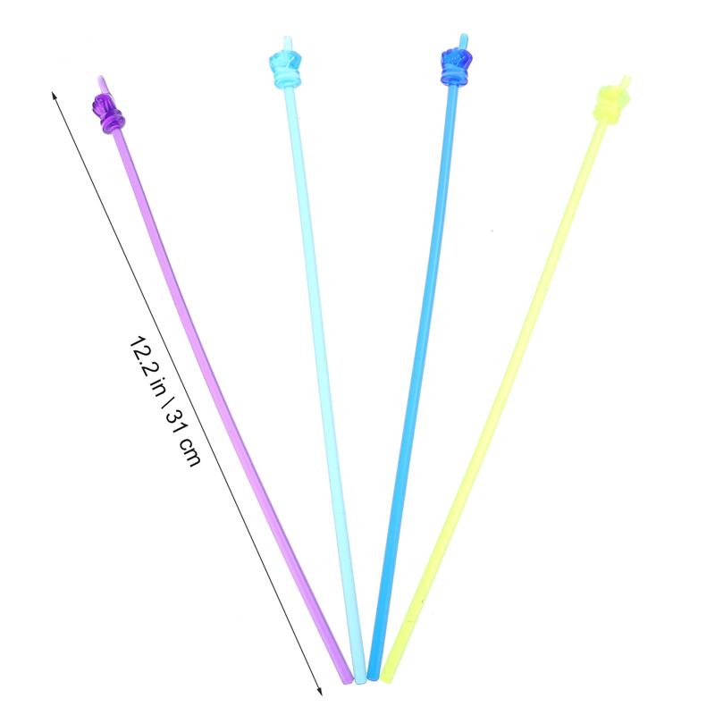 Palo luminoso con forma de señal de mano, juguete para de baile, Color aleatorio, No1, 4 piezas