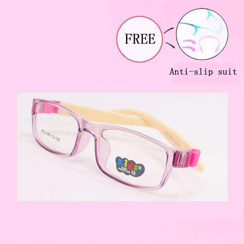 Monturas de gafas ópticas de para niños y niñas monturas de gafas de miopía sin grado montura Unisex 8812-25