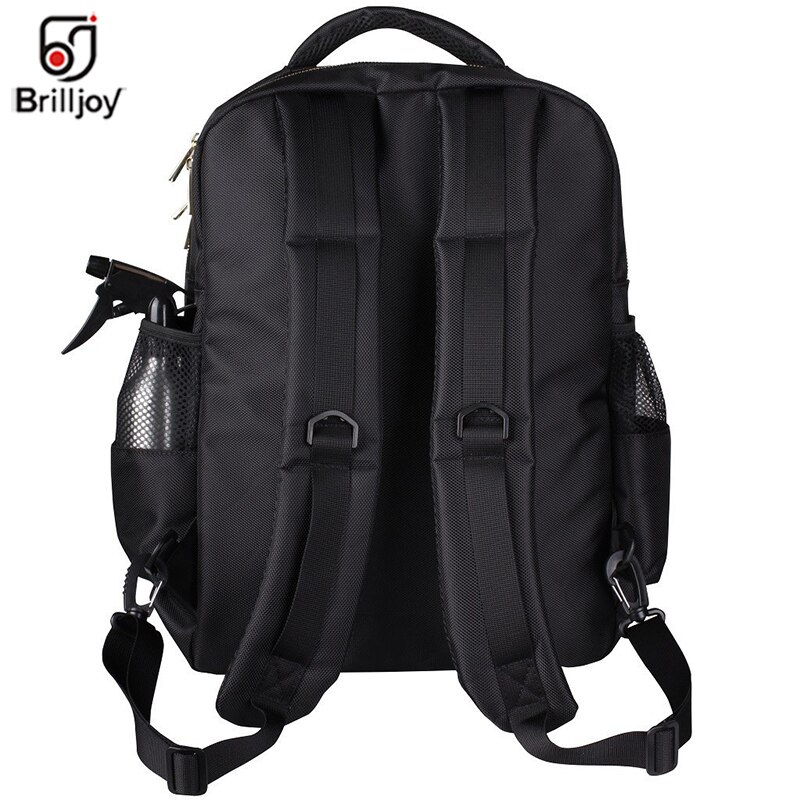 Brilljoy Hairdressing Tool bag Barber Accessories Large Capacity Storage Backpack Hair Styling Tool Outdoor Travel Shoulders Bag