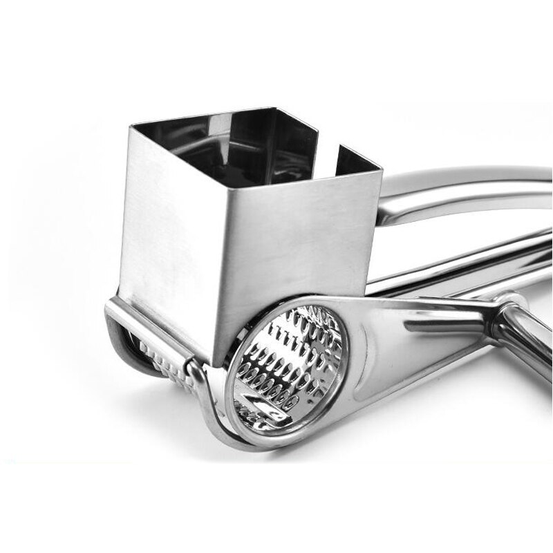 Hand-Cranked Cheese Grater Stainless Steel Rotary Cheese Graters Shredder Chocolate Cutter Garlic Grinder Kitchen Gadgets