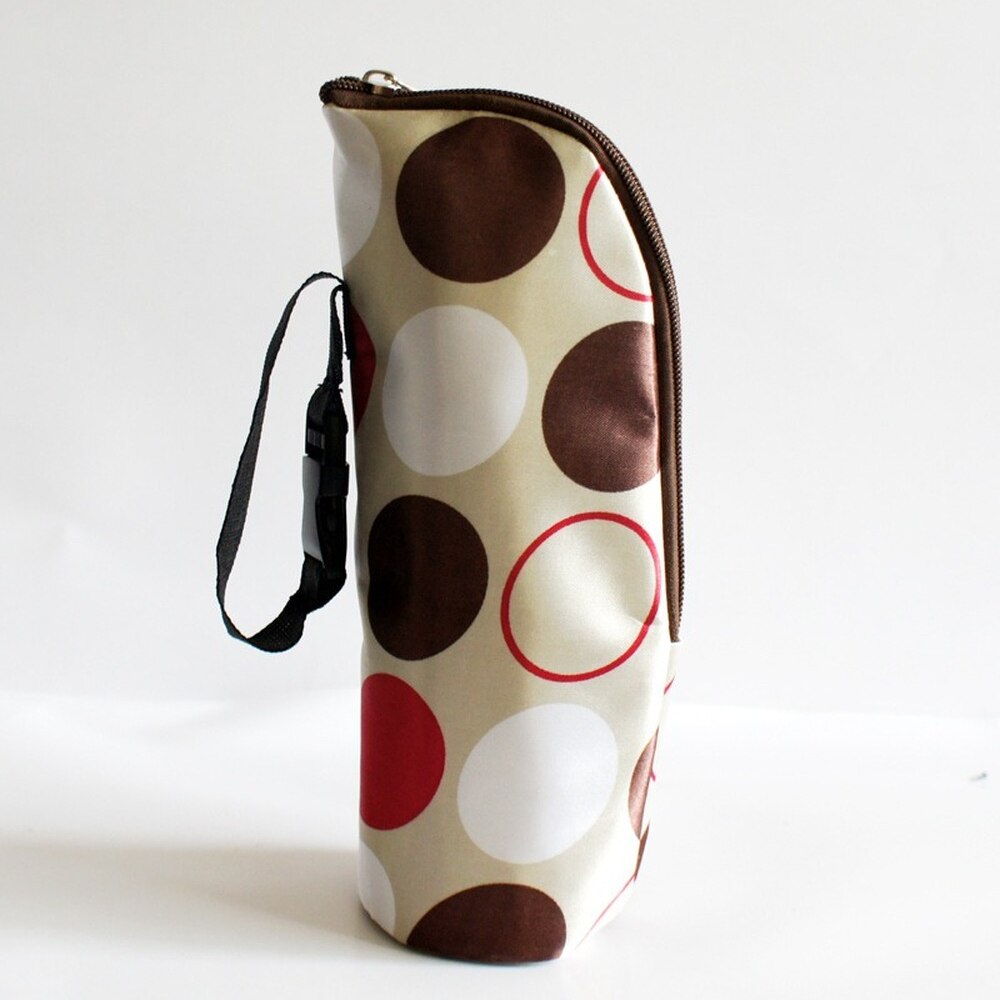 Bolsa aislante para biberón de bebé, Bolsa térmica para biberón, termo para biberón: Beige dot