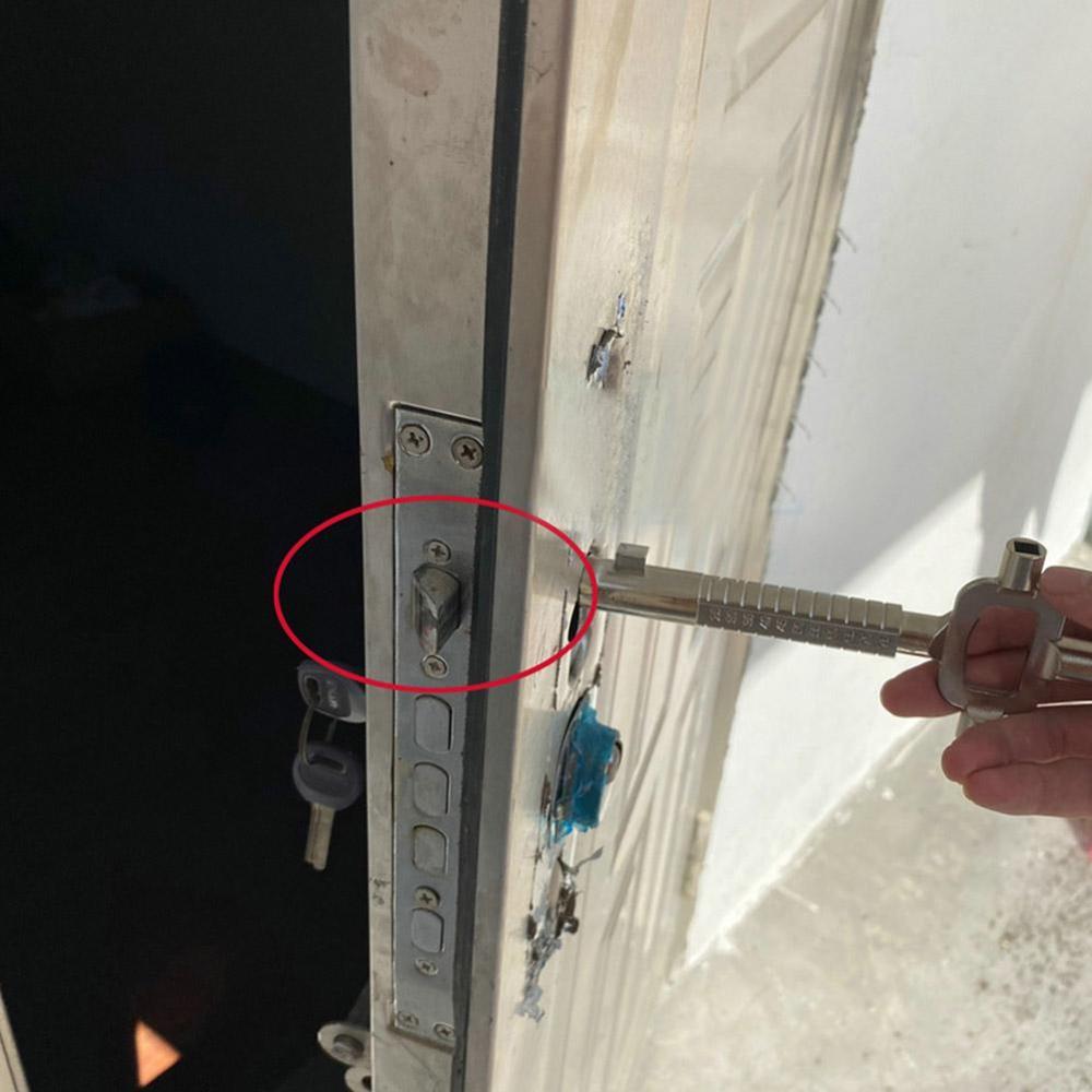 Sliver Locksmith Tool Multi Purpose Cylinder Gauge Spindle Turner Cam Turner D8W3