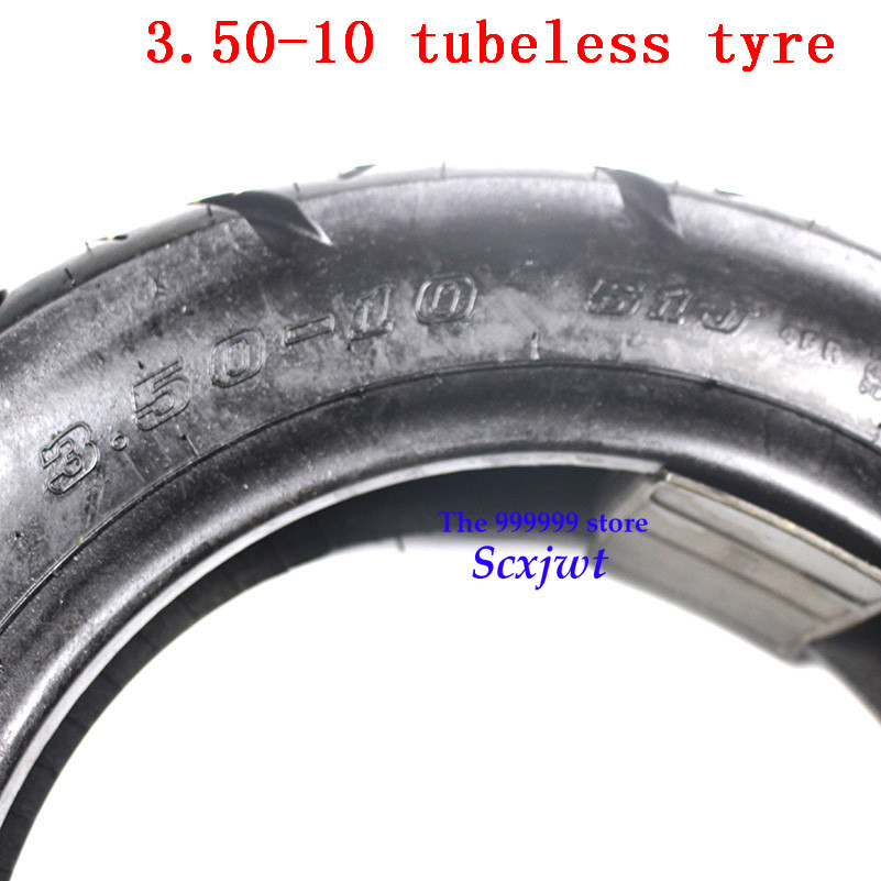 3.50-10 Motorcycle Tubeless Tire for Moped Scooter 50cc 80cc 150cc 350-10 vacuum tire 3.50-10
