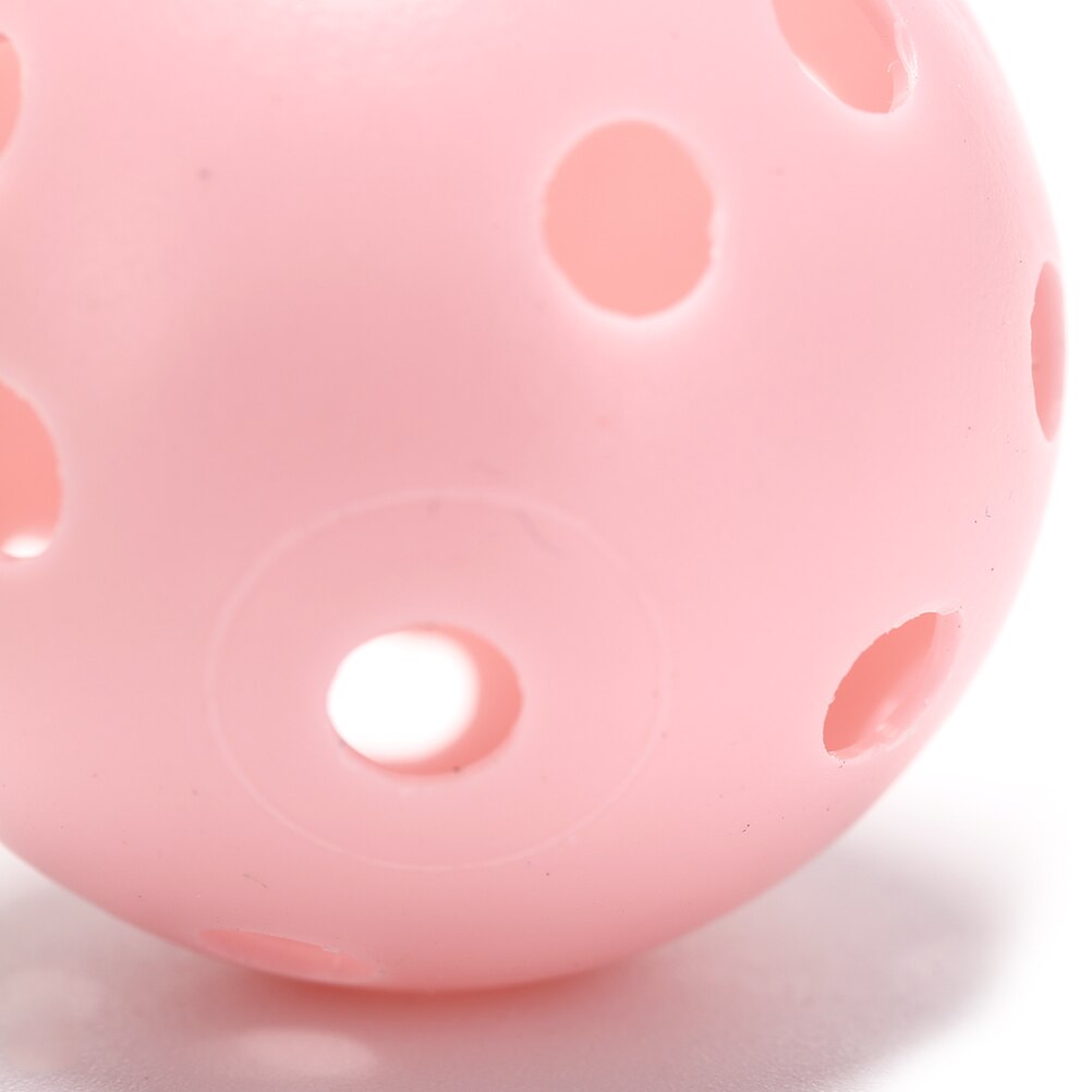 50 stuks draagbare golf oefenballen voor training, whiffle airflow hol voor warming-ups vóór de wedstrijd, lichtgewicht en duurzame golfbal