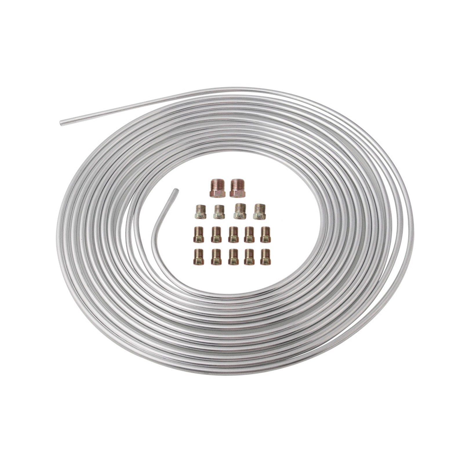 Universal Car Brake Line Replacement Tubing Coil Fitting Kit Anti-rust Tube Iron Galvanized Flexible Brake Hoses Accessoires