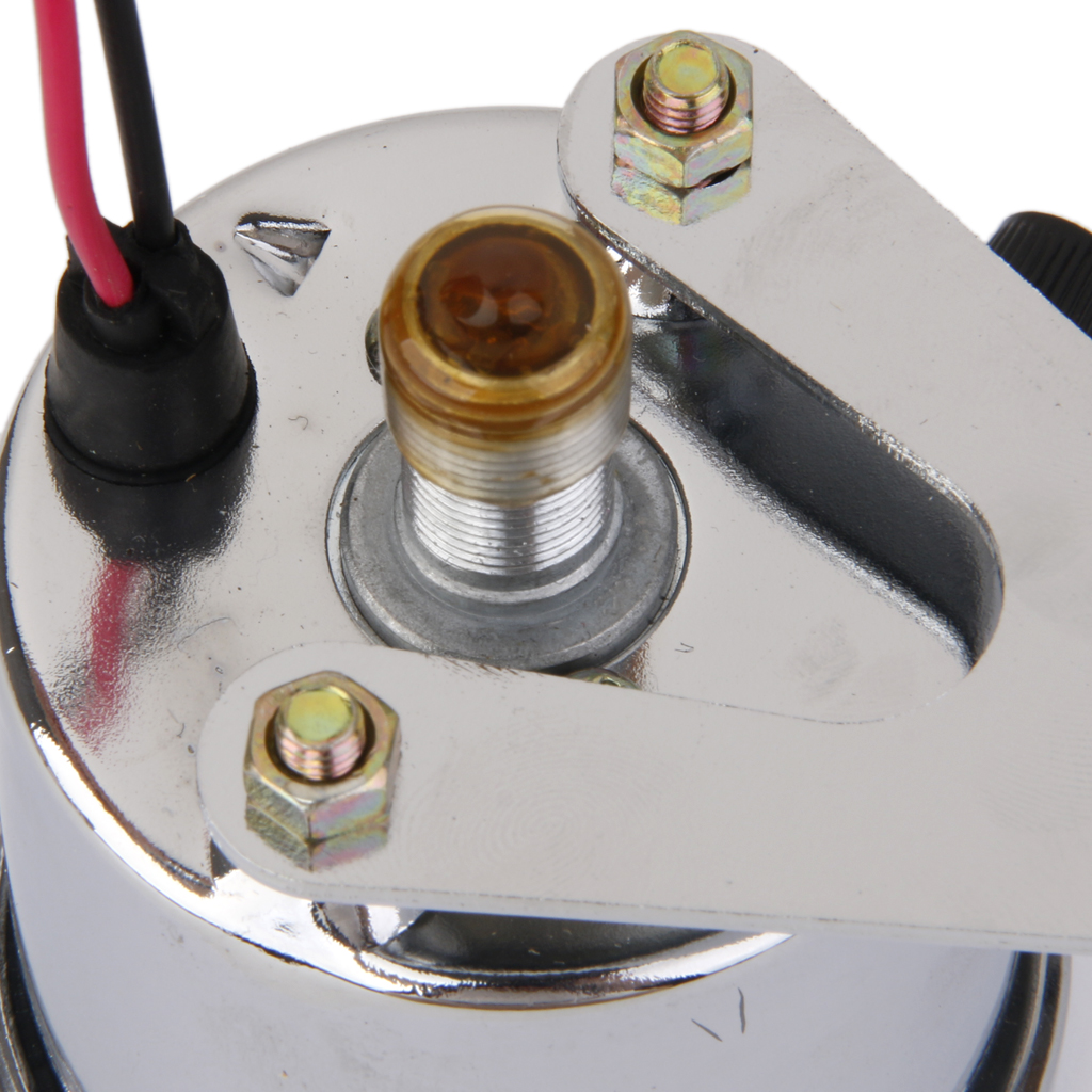 Universal Motorcycle Dual Odometer Speedometer Gauge Miles Speed Meter 12V