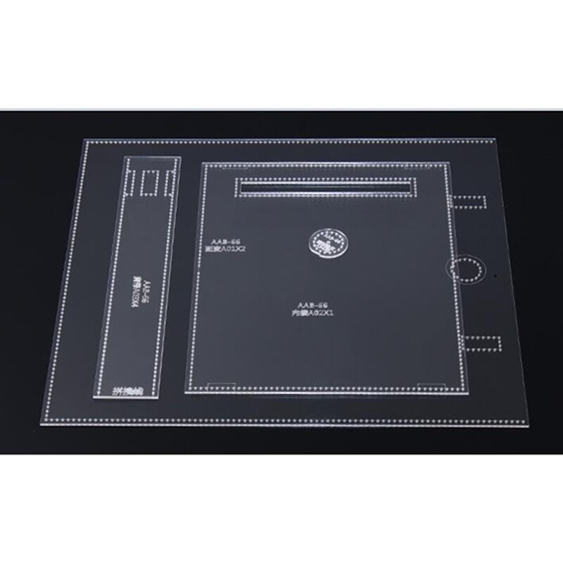 1 Set Handbag Bag Acrylic Leather Craft handbag Sewing Pattern Leather Handbag Template Leather craft Pattern DIY Hobby