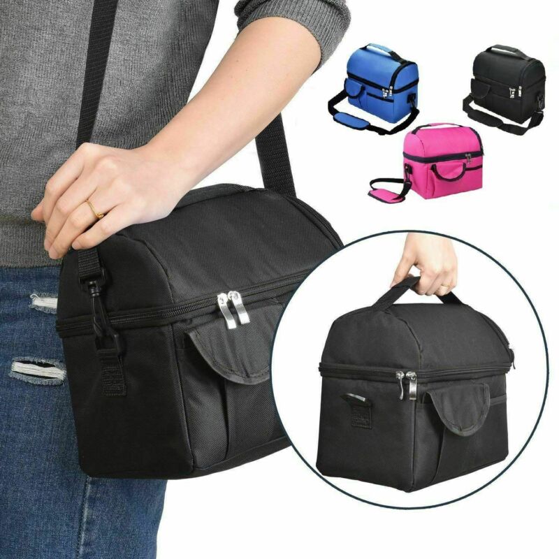 Insulated Lunch Box Tote Bag Travel Men Women Adult Cold Food Thermal Cooler 8L