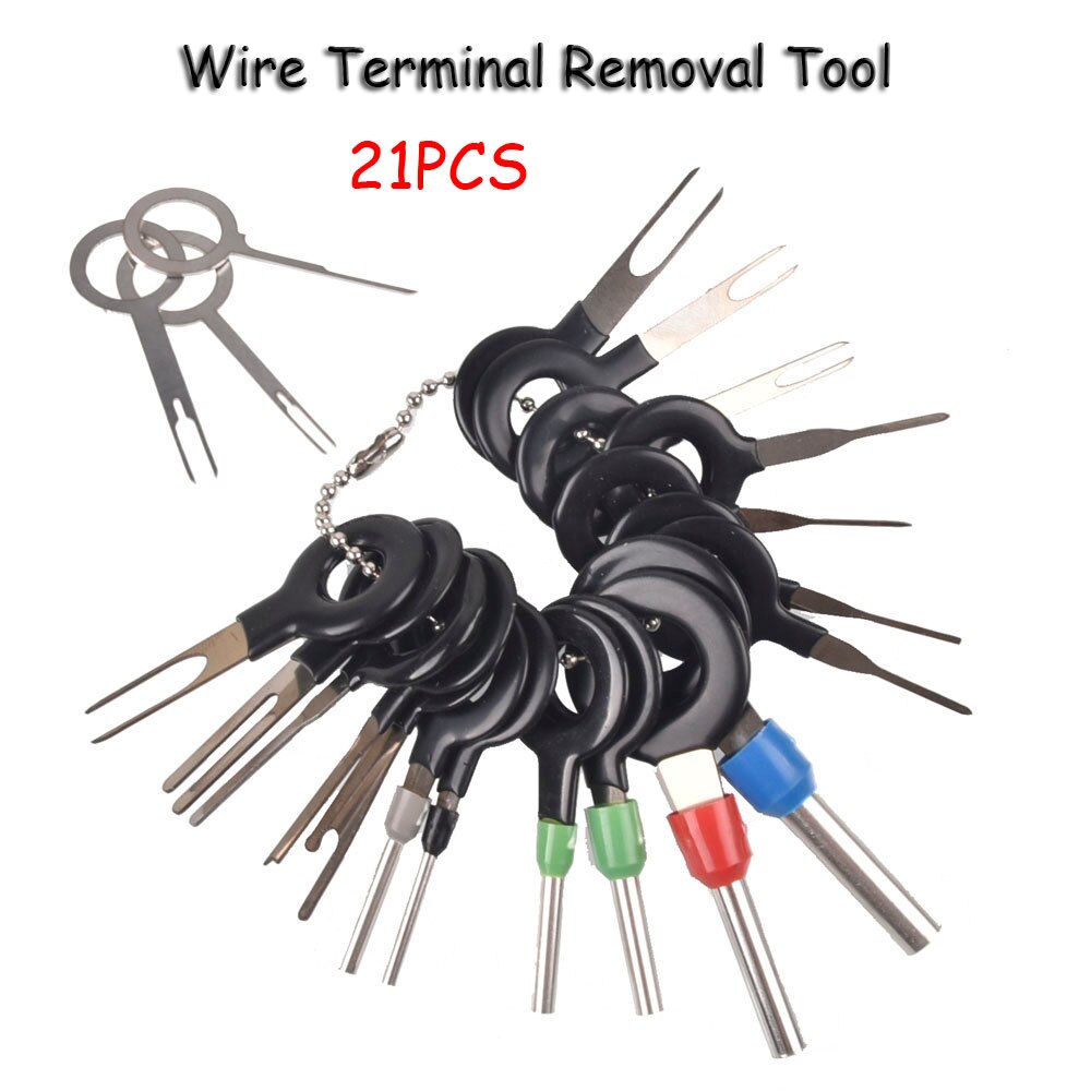 26Pcs Car Terminal Removal Electrical Wiring Crimp Connector Pin Extractor Kit Automobiles Terminal Repair Hand Tools