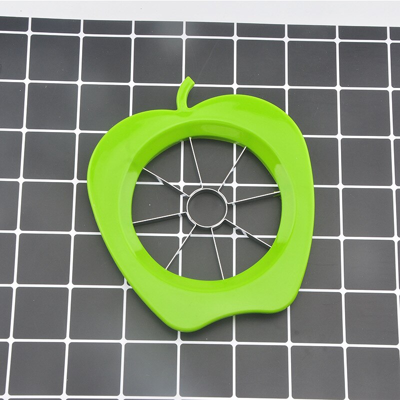 Ta bort kärnan enkel fruktskärningsanordning plastskärare äpple rostfritt stål fruktklyver kök fruktskärningsanordning: Default Title