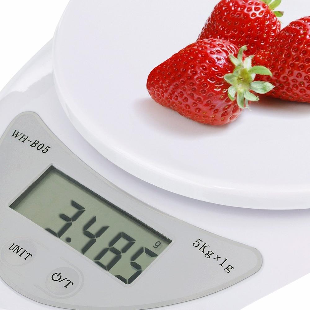 Fagoozon 5kg/1g 1kg/0.1g Portable Digital Scale LED Electronic Scales Postal Food Measuring Weight Kitchen LED Electronic Scales