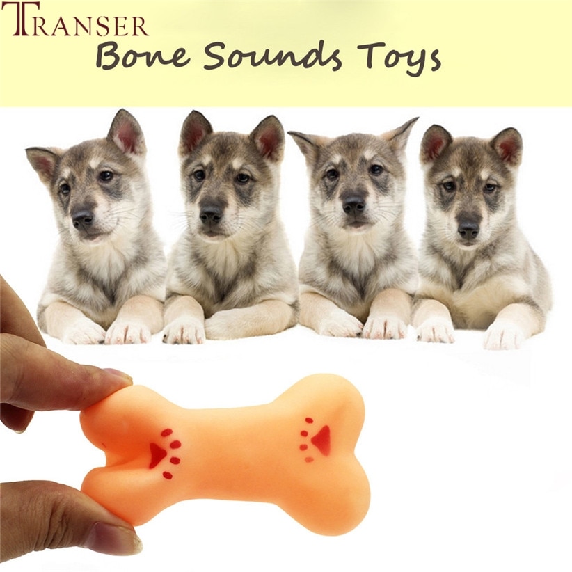 Transer Dierenwinkel Hond Speelgoed Rubber Bot Vorm Squeak Geluid Interactive Chew Speelgoed Voor Kleine Hond Puppy 80105