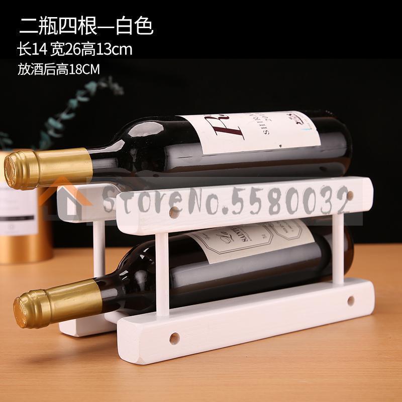 Cremalheira do vinho de madeira maciça decoração armário de vinho casa garrafa de vinho rack criativo armário de exibição personalizado criativo: Style 3