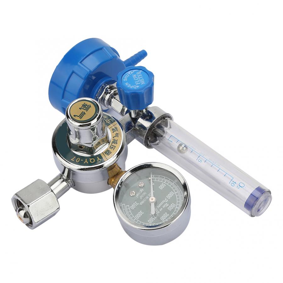 0-100mpa Luchtstroom Regulator Professionele Zuurstof Gas Drukregelaar Gauge Meter