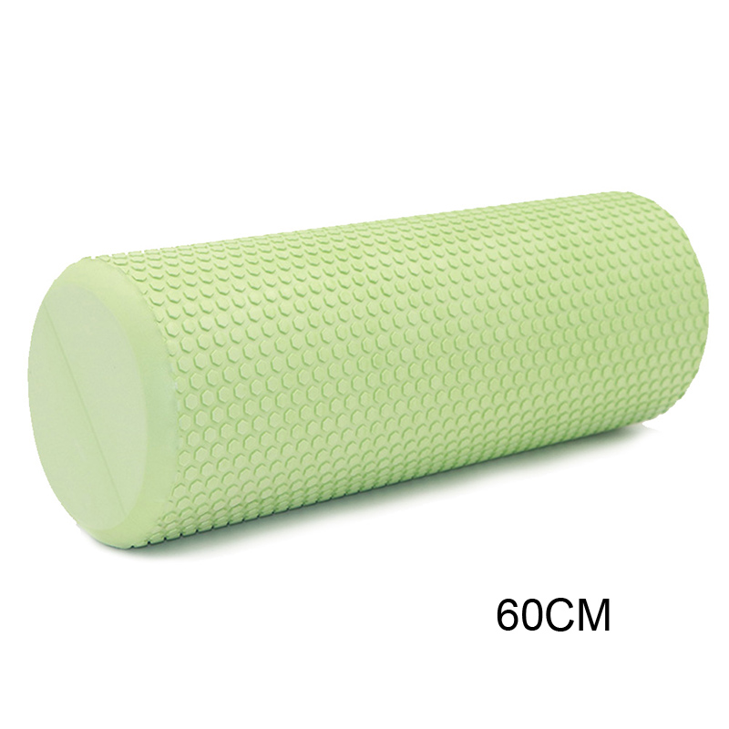 30/45/60 Cm Eva Yoga Yoga Kolom Schuim Yoga Pilates Fitness Foam Roller Sport Trein Gym massage Oefening Ontspannen Foam Rolls: Light-green-2