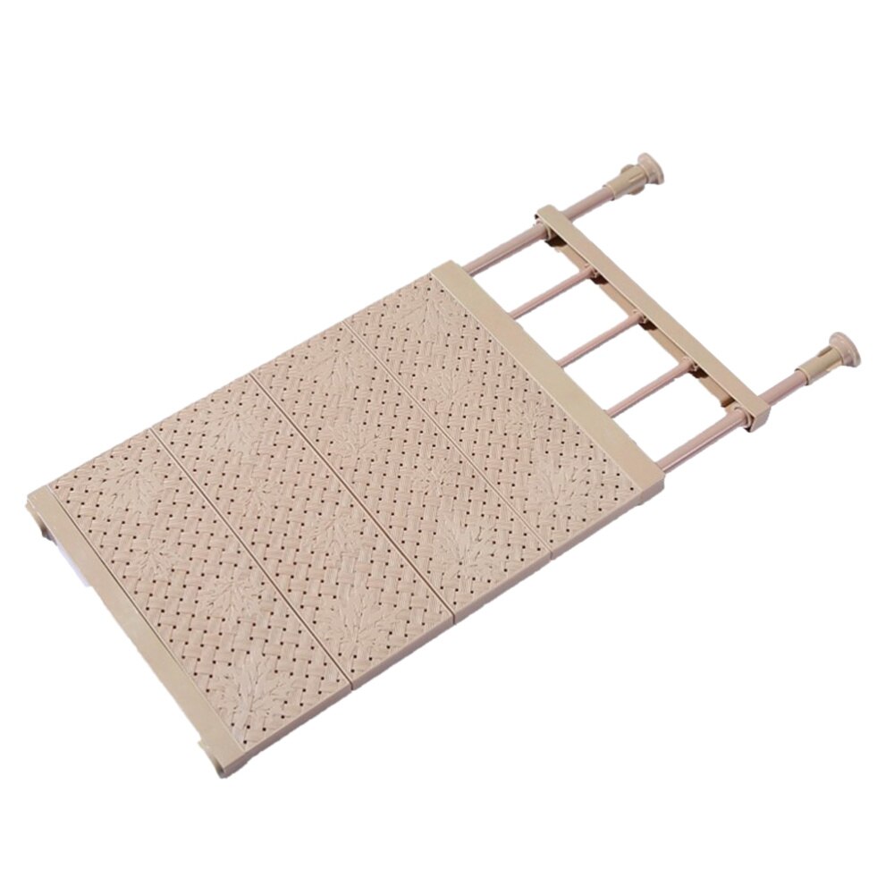 1pc extensible rétractable pratique utile réglable garde-robe séparateur armoire support étagère placards étagère diviseur pour intérieur C: 53X30CM