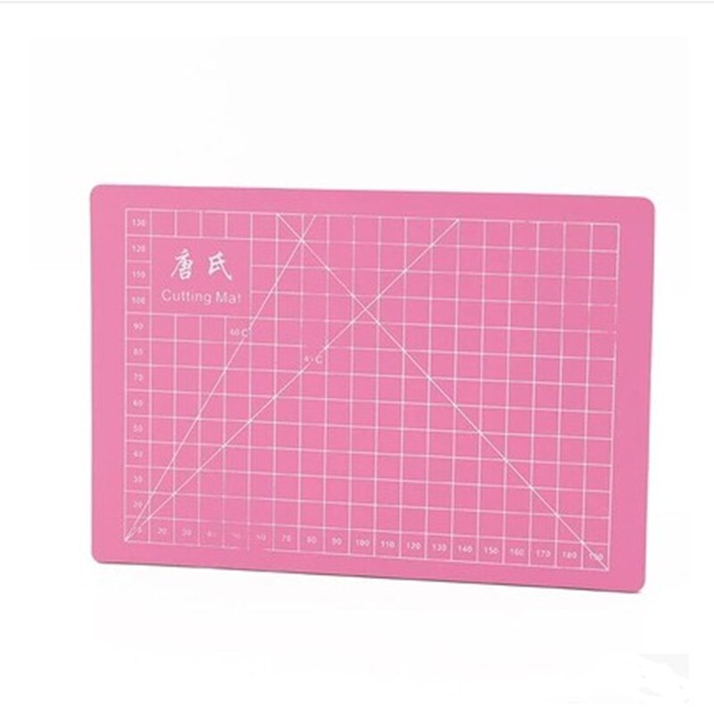 PVC A5 cutting mat single face self-healing cutting paper pad pink handmade model diy Accessory cutting board 21 x15cm