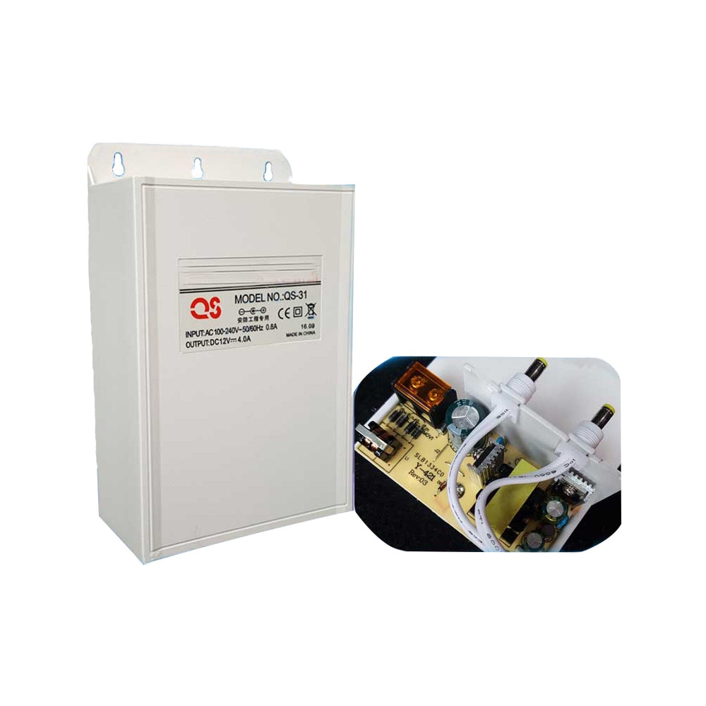 Outdoor Waterproof Power Supply DC12V 4A for CCTV Security camera