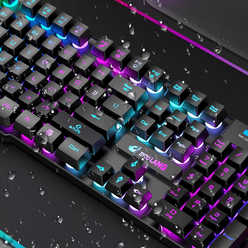 LED PC Gamer Gaming Keyboard And Mouse T3 Wireless Keyboard Gamer Gaming Keyboard Set Ergonomic for Laptop