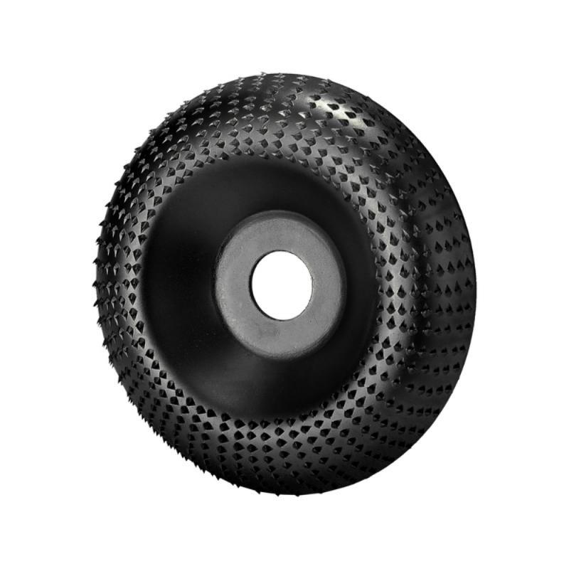 Disco moldeador de madera de 100mm, herramienta rotativa de lijado de disco abrasivo de acero al carbono para amoladora angular,: 3
