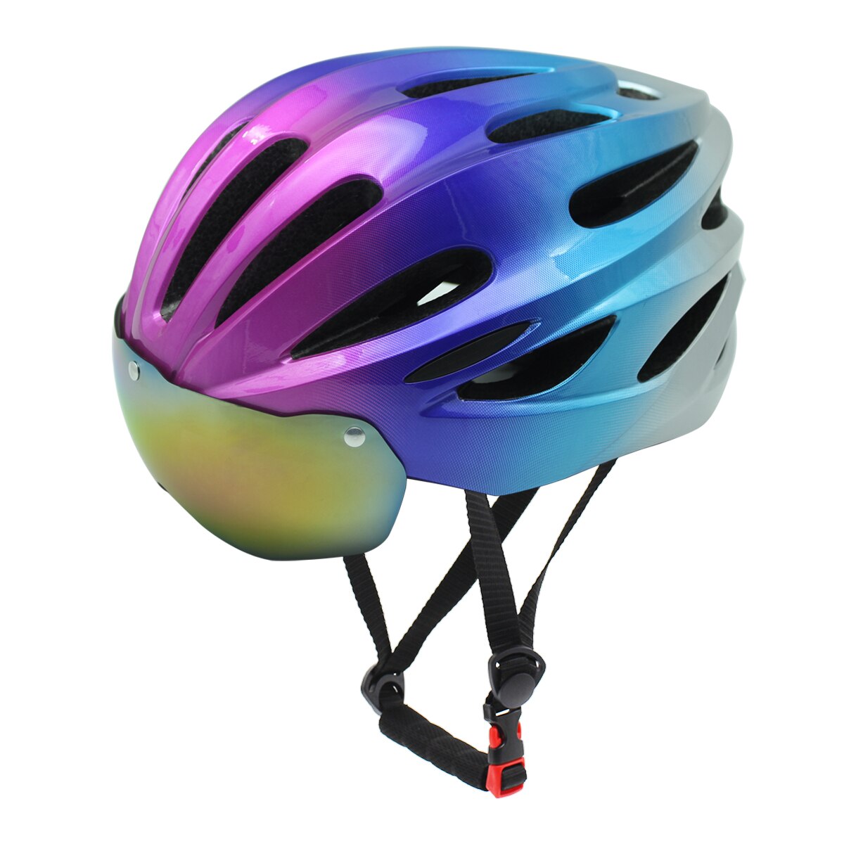 Bicycle Helmet Bike Helmet Cycling Helmet MTB helmet Bicycle headset Bike accessories with Removable Lens for men/female/wemen: Colorful 1