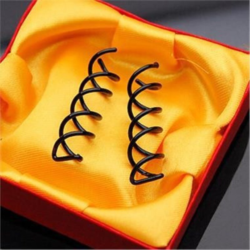10Pcs Spiraal Spin Schroef Bobby Pin Haar Clip Twist Braiders Barrette Black Haarspelden Haar Braider Styling