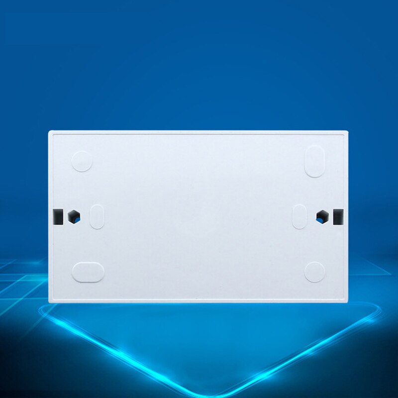 AXUS 86 Junction Box, European, British, Wall Socket, Switch Mounting Box, Flameproof Plastic Box 146 * 86mm, 86*86mm