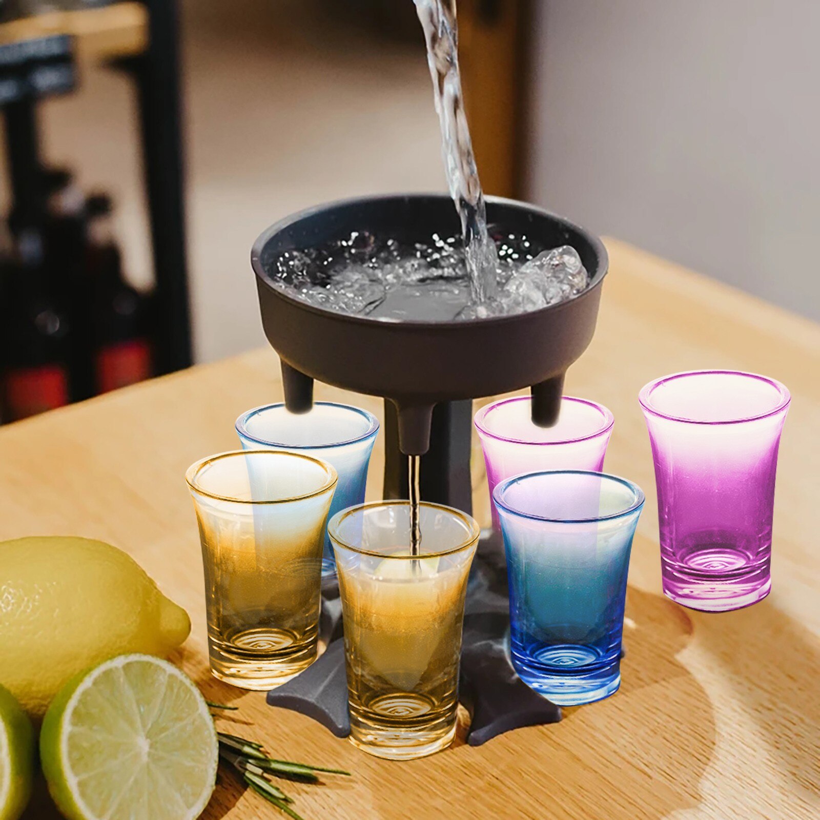 Acrylic Stemless Wine Glasses and Water Tumblers Made of Shatterproof Plastic Cocktail Cup Barware Drinking Glasses Cocktail set