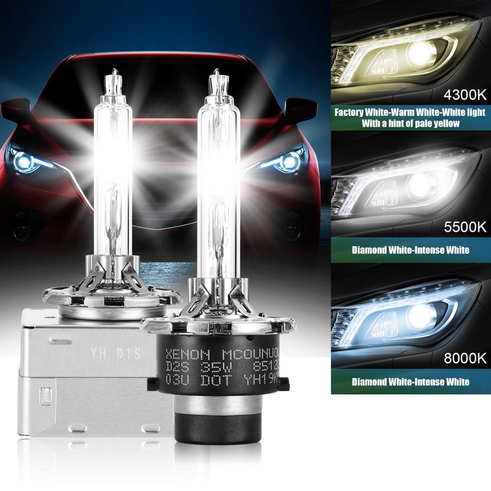 2PCS D1S D2R D2S D3S D4S D4R 4300K 5500K Car Headlights HID Bulb Lamp Xenon For Acura TL TL-S TSX RDX ILX ZDX MDX CSX