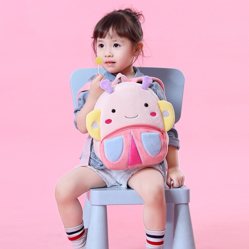 Kinderen Peuter Voorschoolse Rugzak Pluche Dier Cartoon Kids School Satchel Reizen Schooltassen