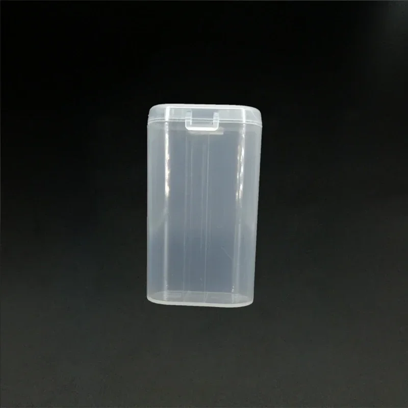 2600mAh Portable Carrying Box 18650 Battery Case Storage Acrylic Box Clear Transparent Plastic Safety Box for 2pcs 18650 Battery