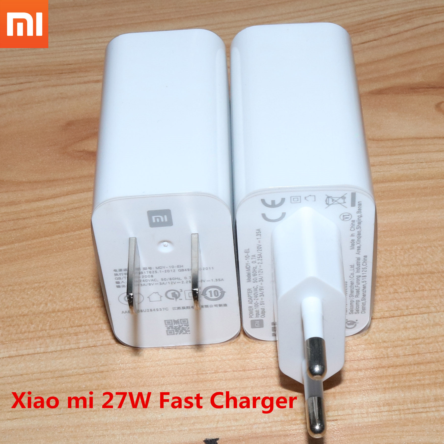 Carregador rápido usb xiaomi 27w qc4.0 turbo, cabo adaptador de carga tipo c para xiaomi 9 9se 8 8se 9t pro cc9 a3 redmi k20 note 7 pro