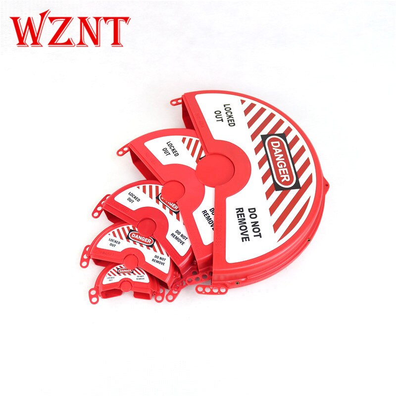 25mm to 76mm Red Rotating Gate Valve Lockouts