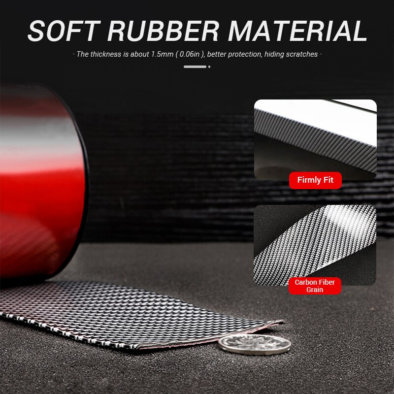 Auto Sticker 5D Koolstofvezel Auto Protector Sticker Voor Anti Scratch Auto Vinyl Voertuig Body Deur Rand Kofferbak Film Auto producten