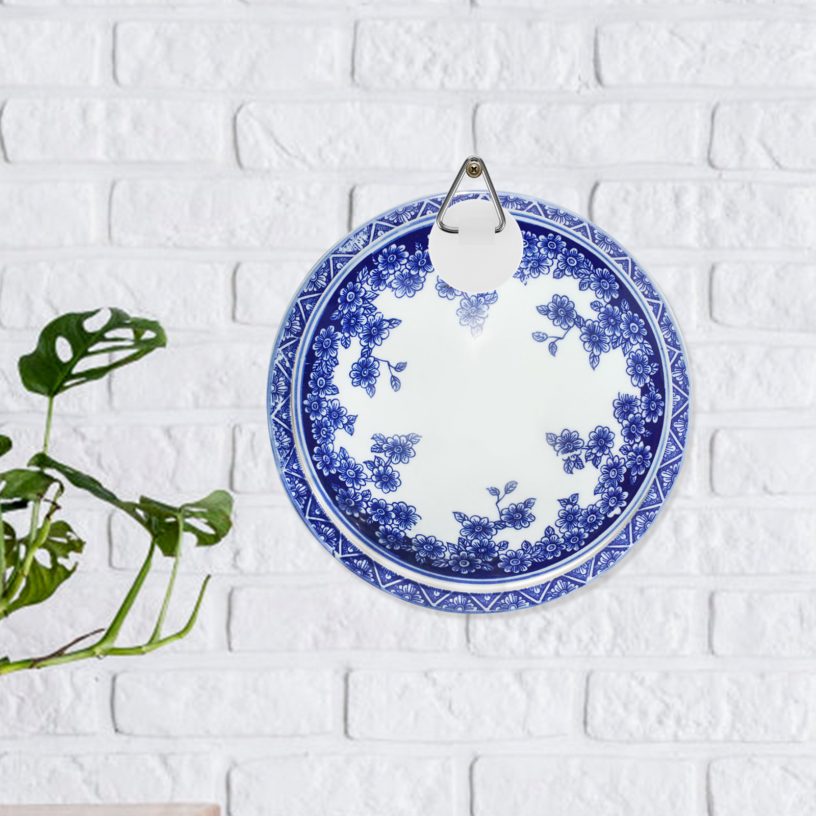 20 stk. usynlige klæbepladekroge, pladeophæng til væggen, små lodrette holdere, kroge, cirkel, klæbemontering, ophængning