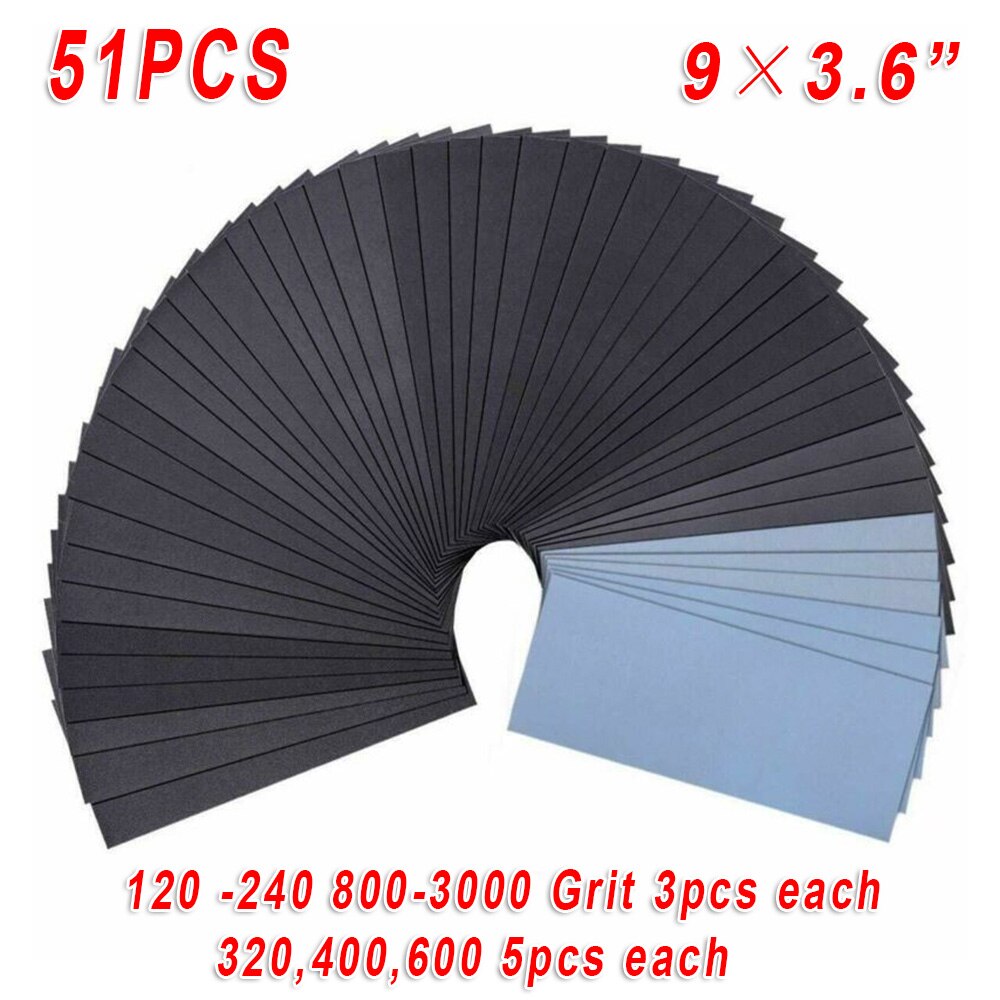 Metal Sandpaper Waterproof Tensile resistant Replacement Set Polishing