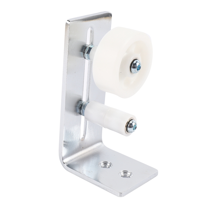 Jfbl Schuur Deur Vloer Gids Rvs Wandmontage Blijven Schuur Deur Roller Gidsen Flush Krasvrije Wielen met Bal Beer: Default Title