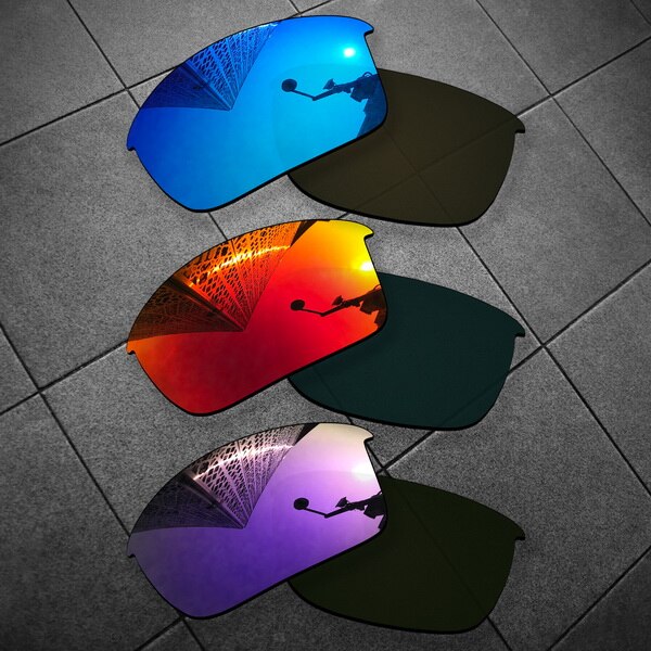 Vonxyz-lentes polarizadas de repuesto para gafas de sol, lentes de sol polarizadas con múltiples opciones, compatible con teléfono móvil, botella de roble Rocket: Ice-Ruby-Violet