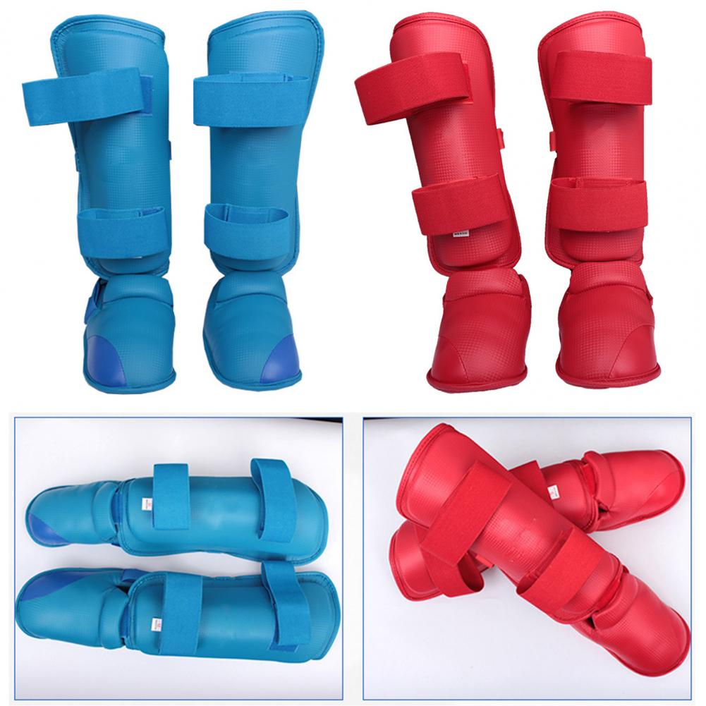 Protège-jambes Taekwondo, shingard, utile, Durable et détachable pour adultes, 1 paire