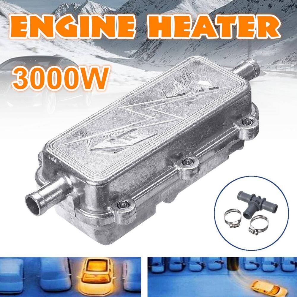 220 V-240 V Auto Motor Heater Voorverwarmer Aluminium Motorverwarming Watertank Air Parking Heater Voor Motor caravan EU Plug 3000W