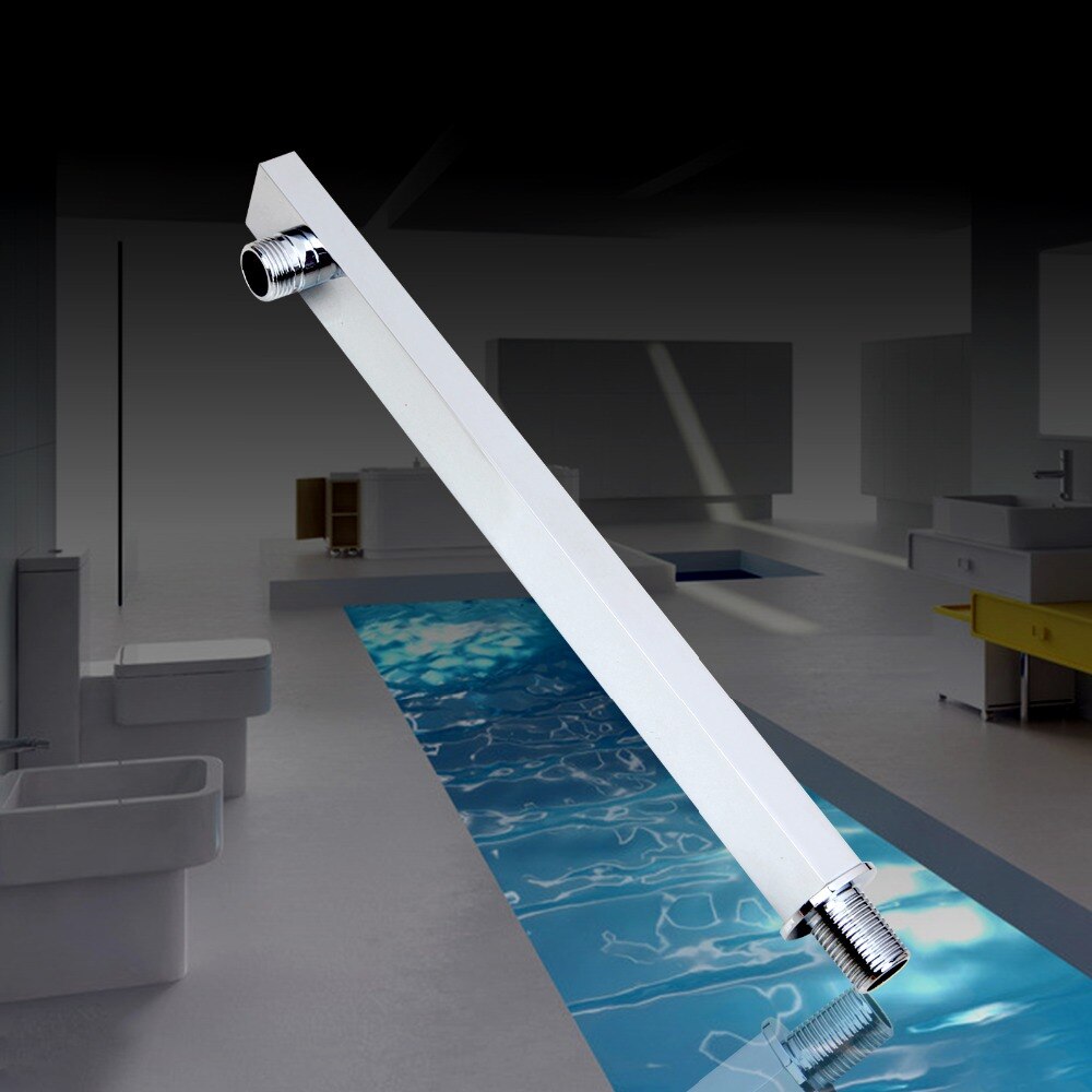 YANKSMART 40cm&amp;60cm Bathroom Accessories Square Brass Wall Mounted For Shower Head Shower Accessories Rain Shower Arm