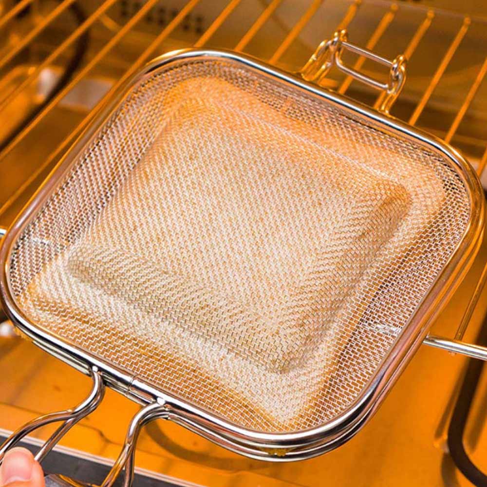 Stainless Steel Baking Rack Nonstick Grid Net Bread Sandwich Baking Rack Cookies Biscuits Cooling Rack