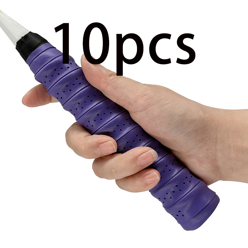 Badminton racket, tennis racket, fishing rod, universal laminated keel hand glue, anti slip racket rubber grip: PURPLE
