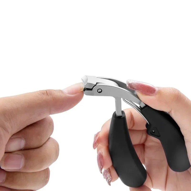 Curved nail clippers with large opening three times anti-splash storage Nail clippers for the elderly thick toenails Heavy duty