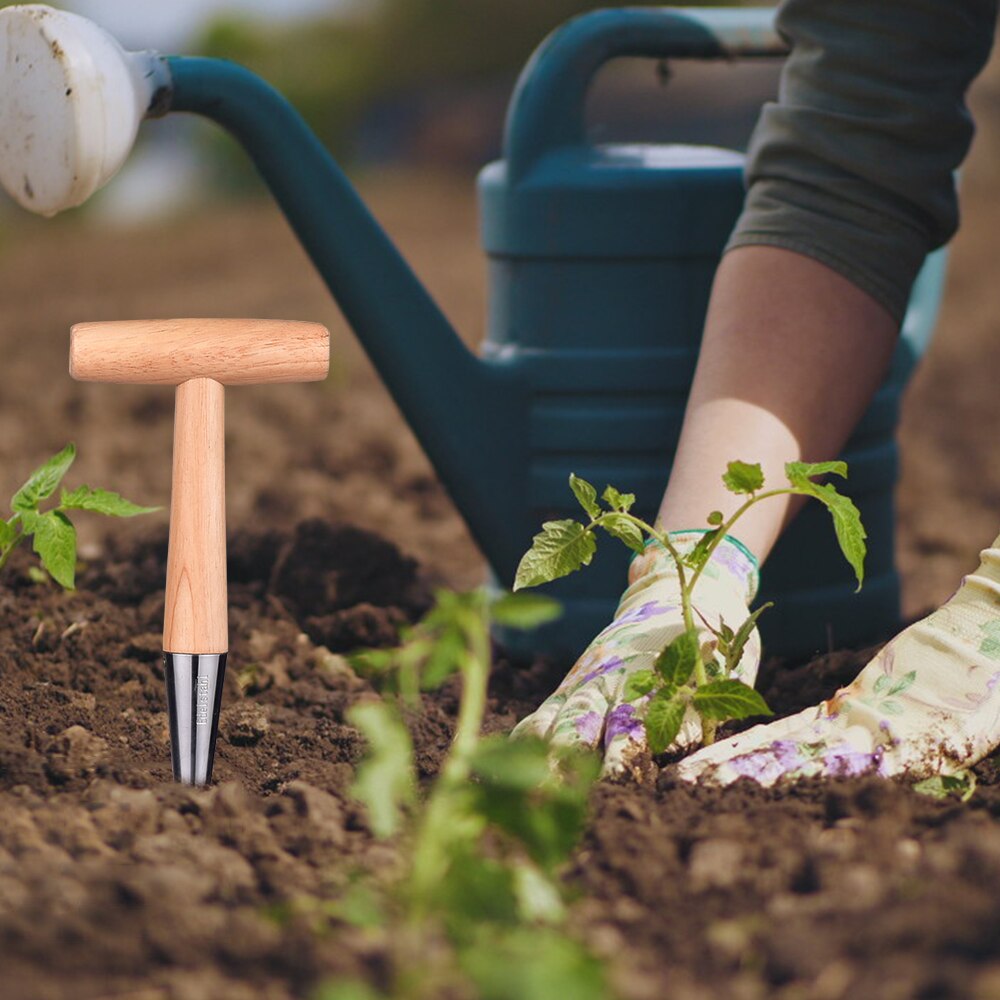 4pcs Seedlings Garden Tool Seed Sowing Seedlings Hole Puncher Garden Plant Seeder Planting Tools Kit Inserting Soil Mini Seeder