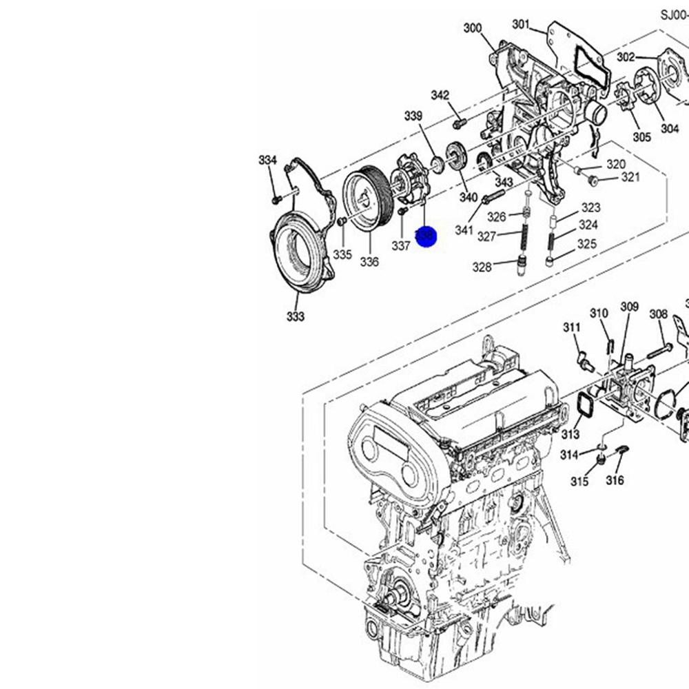 samochód 24405895 pompa wodna trwałe praktyczne i wygodne wytrzymałe akcesoria samochodowe pompa wodna