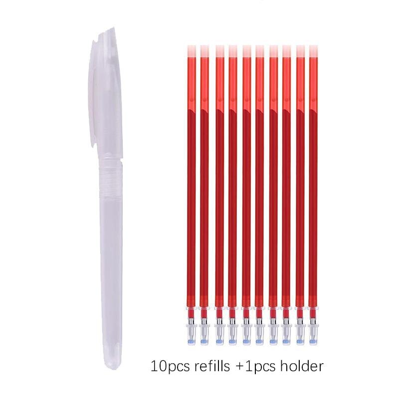 1Set inchiostro scomparsa pennarello in tessuto colorato penna cancellabile ad acqua per trapuntatura tessuto artigianale fai da te sartoria accessori per il cucito: 01 set