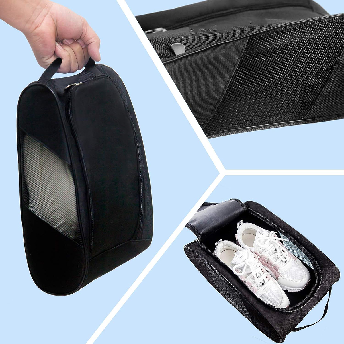 Tragbare Fußballschuh-Tasche, Golf-FußBall-Basketball-Schuhtasche für Männer, Frauen, Jungen und Mädchen