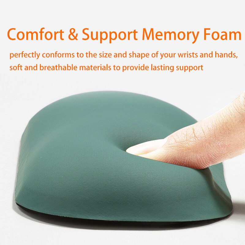 Memory Foam Toetsenbord Muis Polssteun Hand Ondersteuning Set Ergonomische Mousepad Kussen Mat Voor Office Laptop Computer Typen Gaming