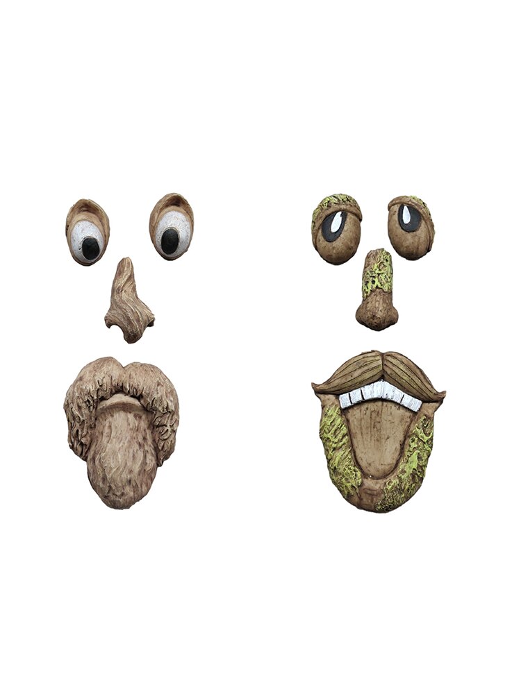 Old Man Tree Hugger Tree Face Outdoor Funny Old Man Tree Sculpture Yard Art Garden Peeker Interesting Garden Decoration